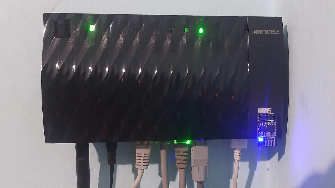 Modified Router with External Microcontroller